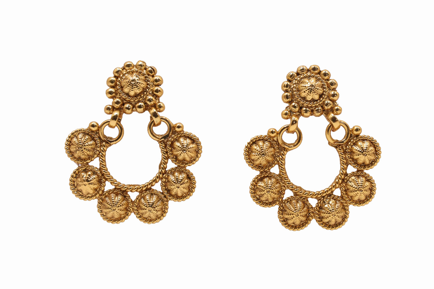 MyWishTree Antique Plain Gold Necklace With Gold Plating - Mywishtree