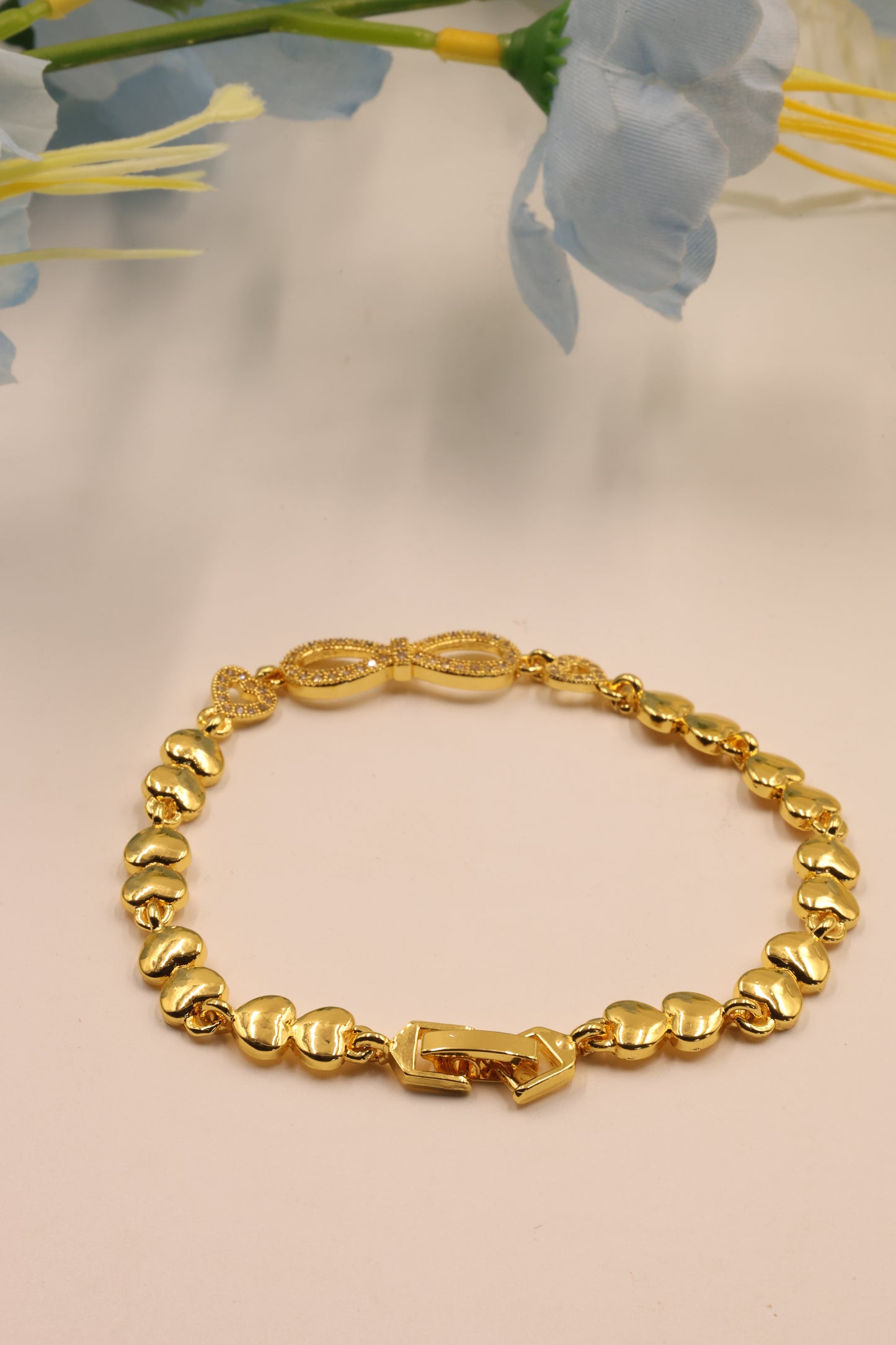 Infinity of Hearts CZ Bracelet