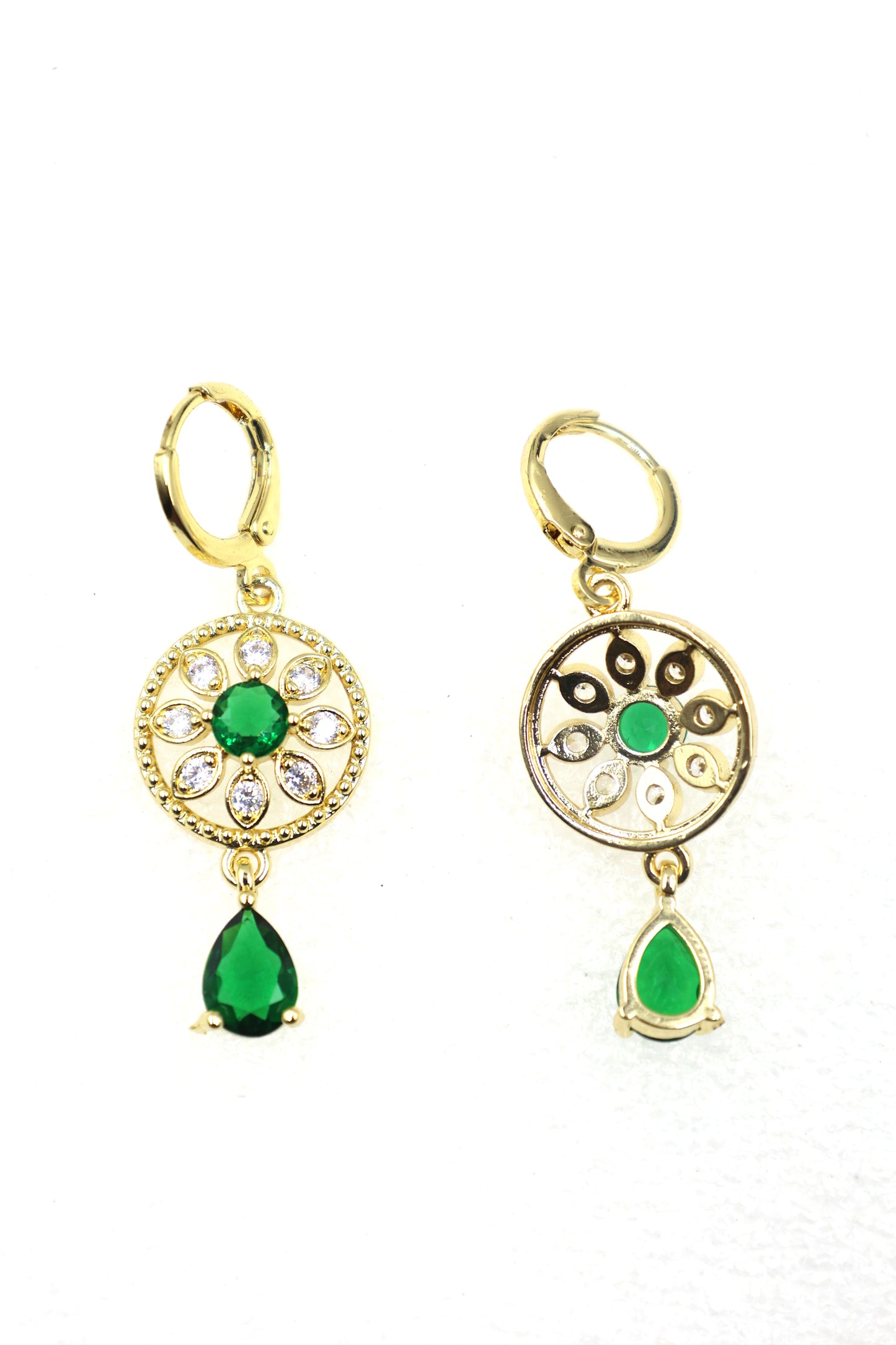 Elegant Floral Drop Earrings