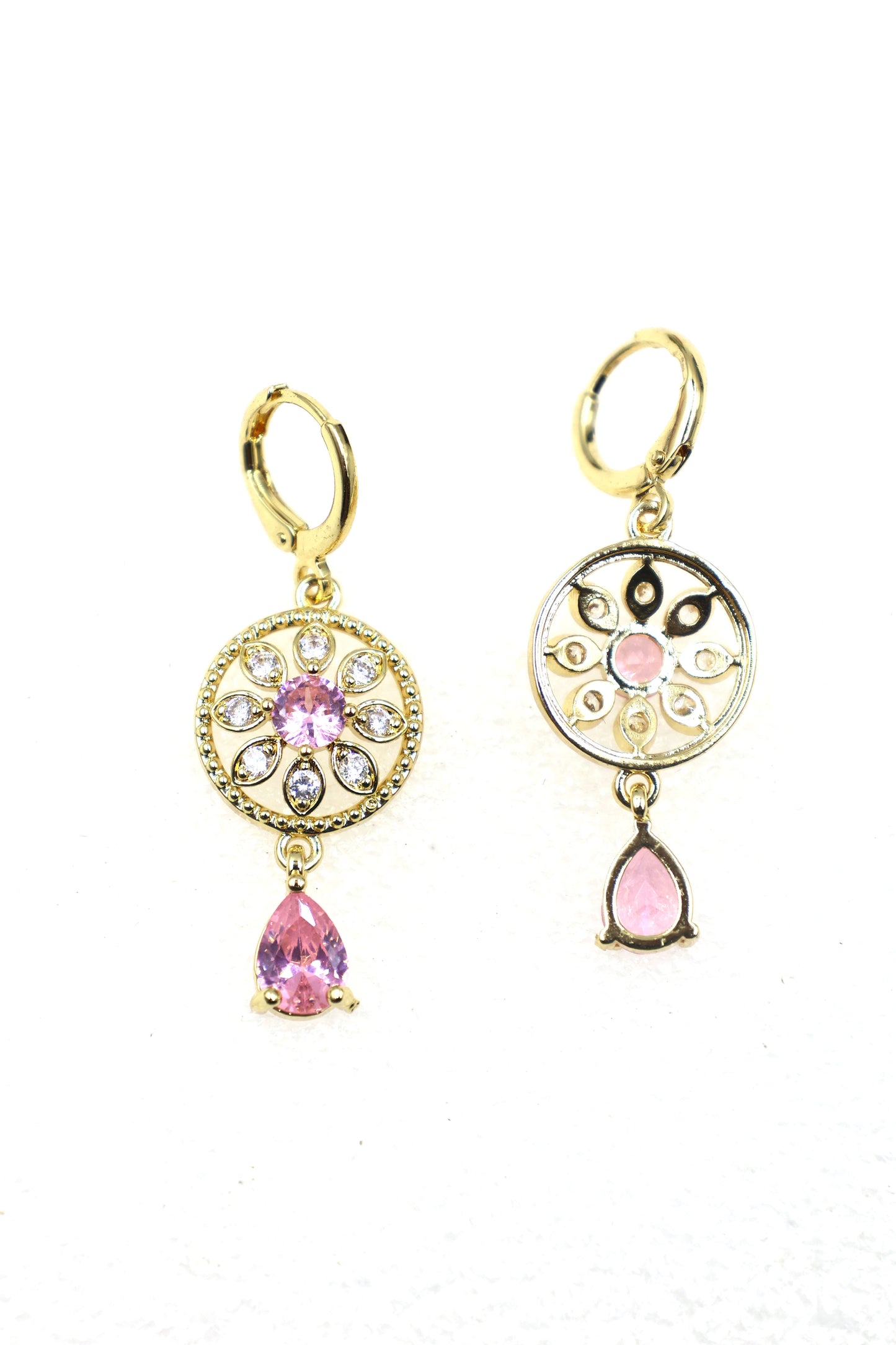 Elegant Floral Drop Earrings