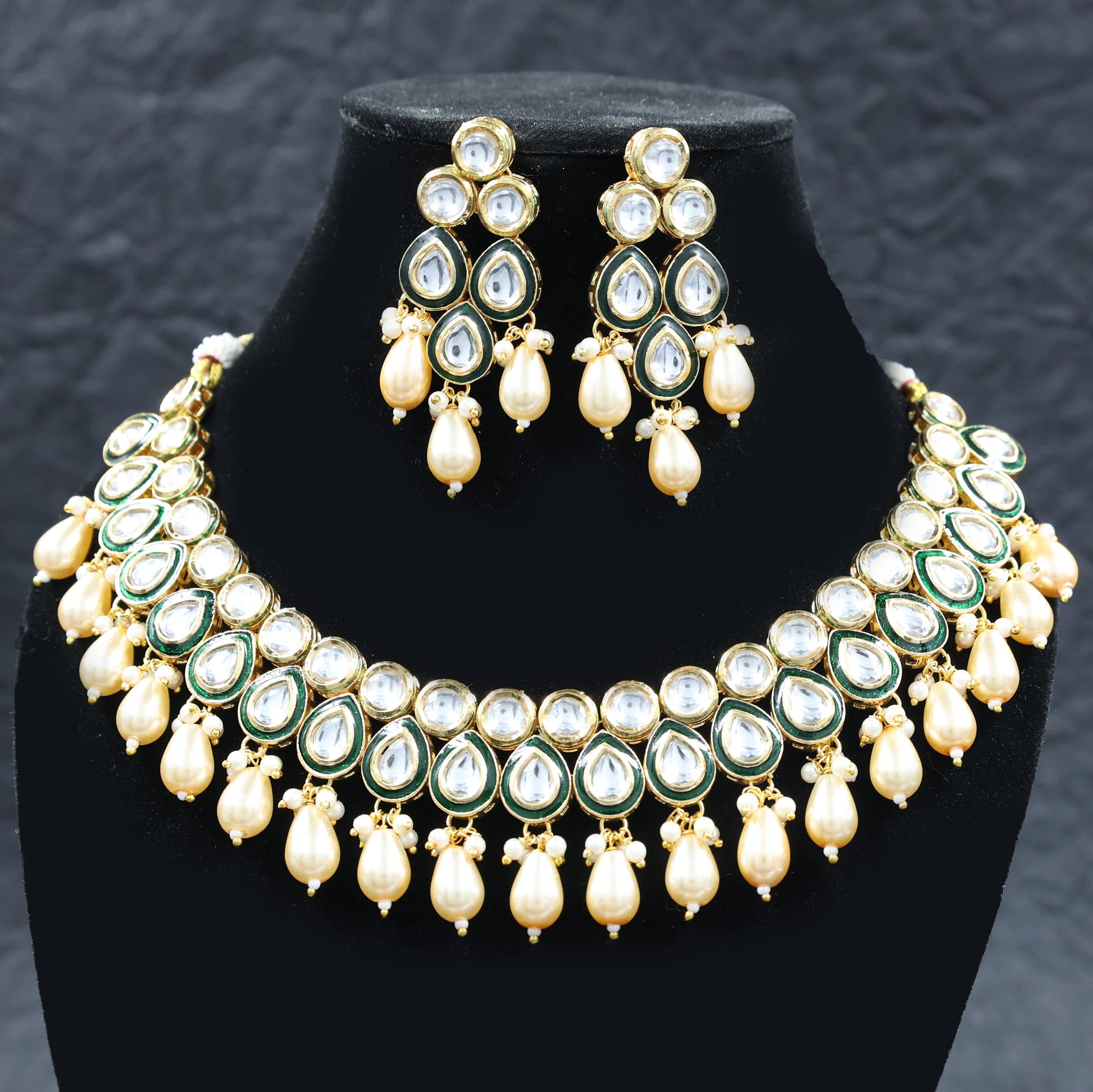 Eternal Grace Choker Kundan Set - Mywishtree