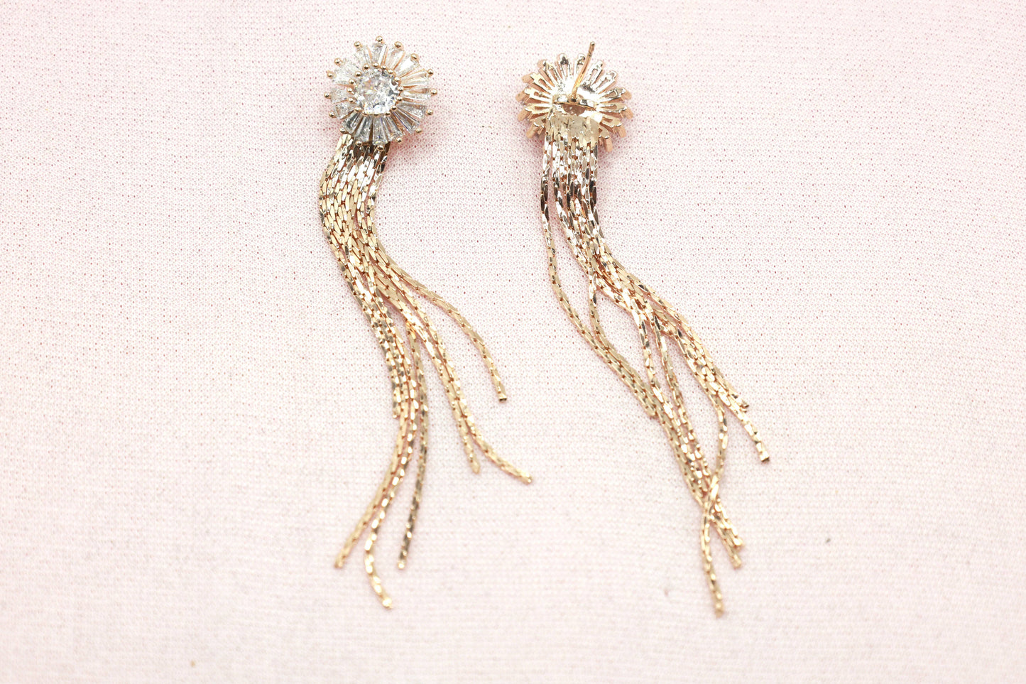 Stone studded Drop Earrings - Mywishtree