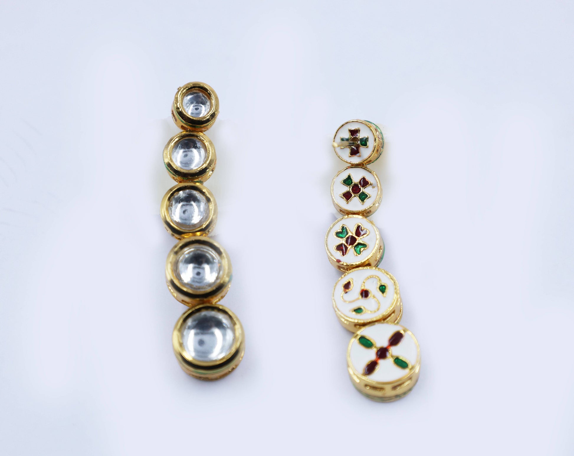 Golden Sphere shaped Kundan Set - Mywishtree