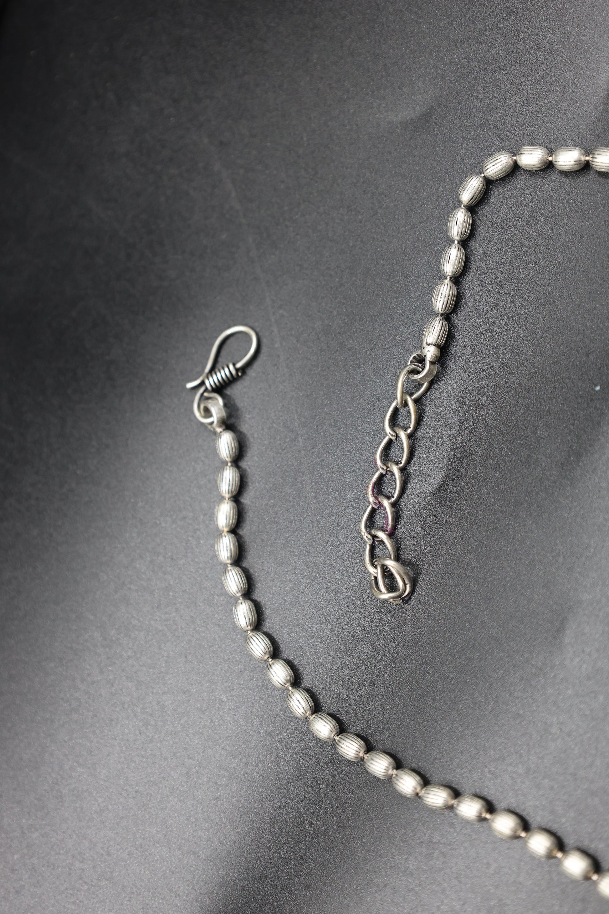 Statement Oxidized Long necklace - Mywishtree