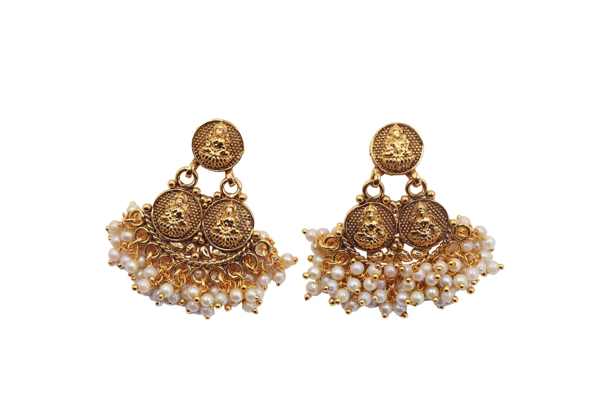MyWishTree Antique Necklace With Gold Plating and Pearls Detailing - Mywishtree