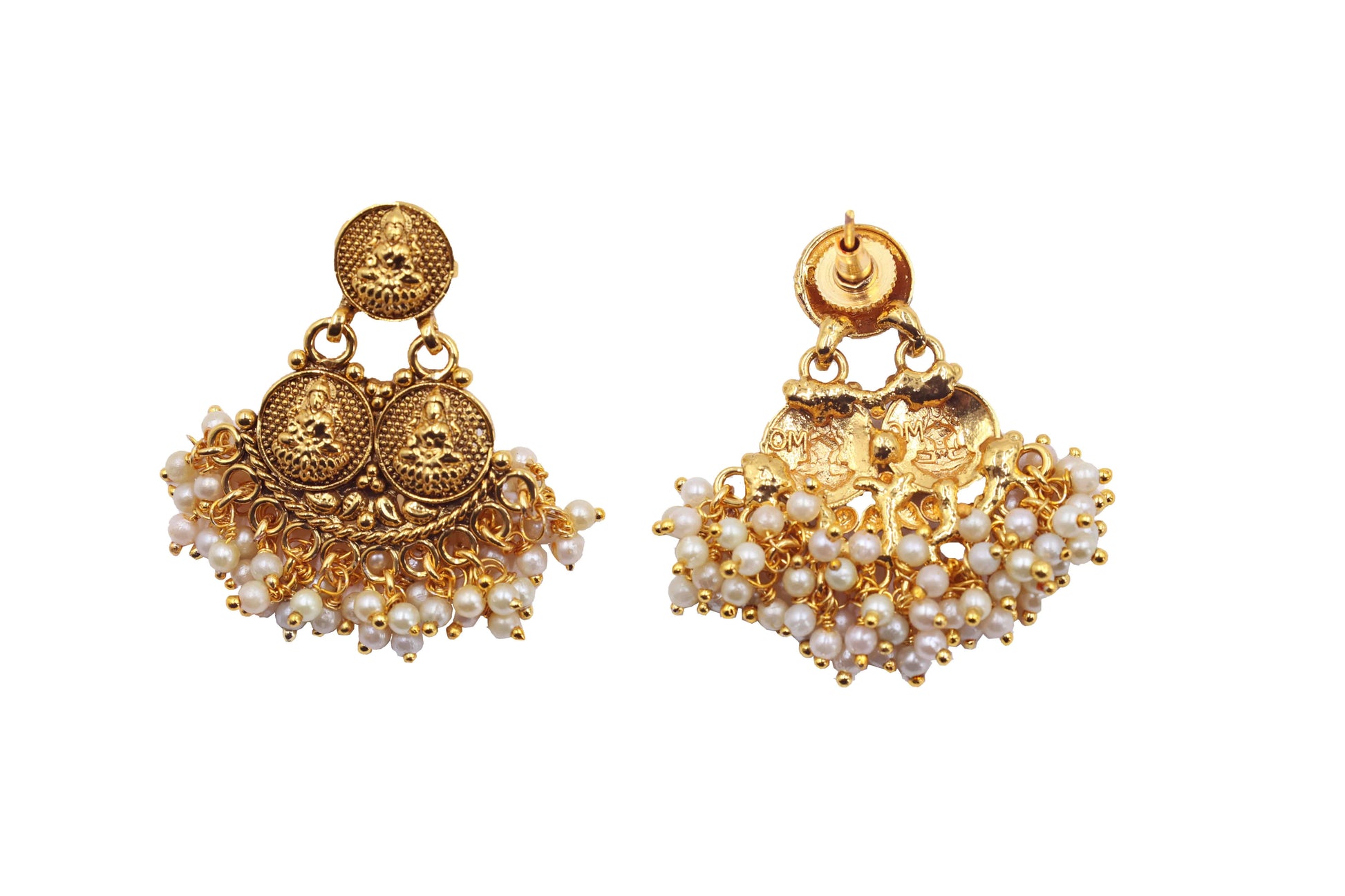 MyWishTree Antique Necklace With Gold Plating and Pearls Detailing - Mywishtree