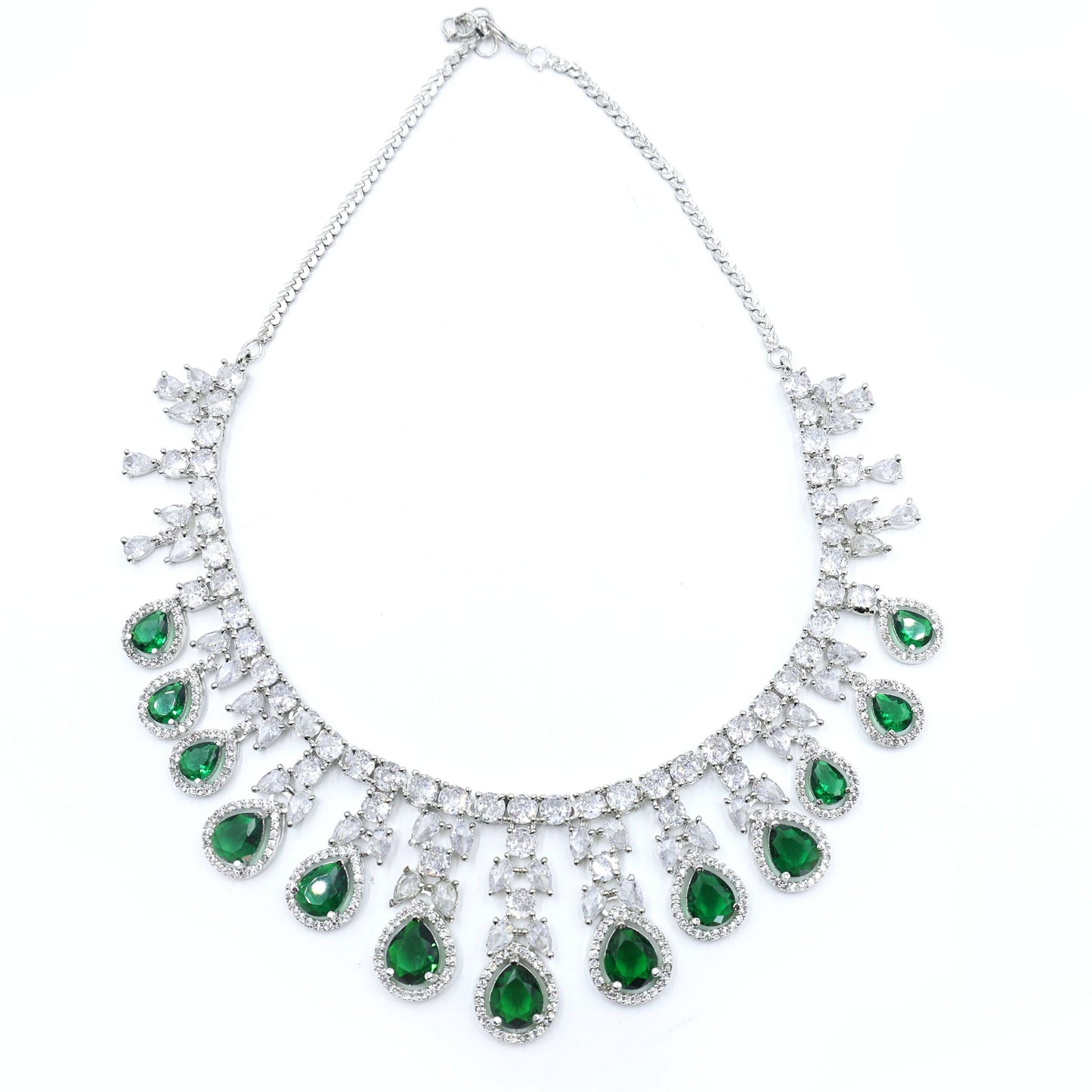 Emerald Green American Diamond Necklace
Affordable AD jewelry
Buy American Diamond
Rubans
Myntra
Kushals
Salty