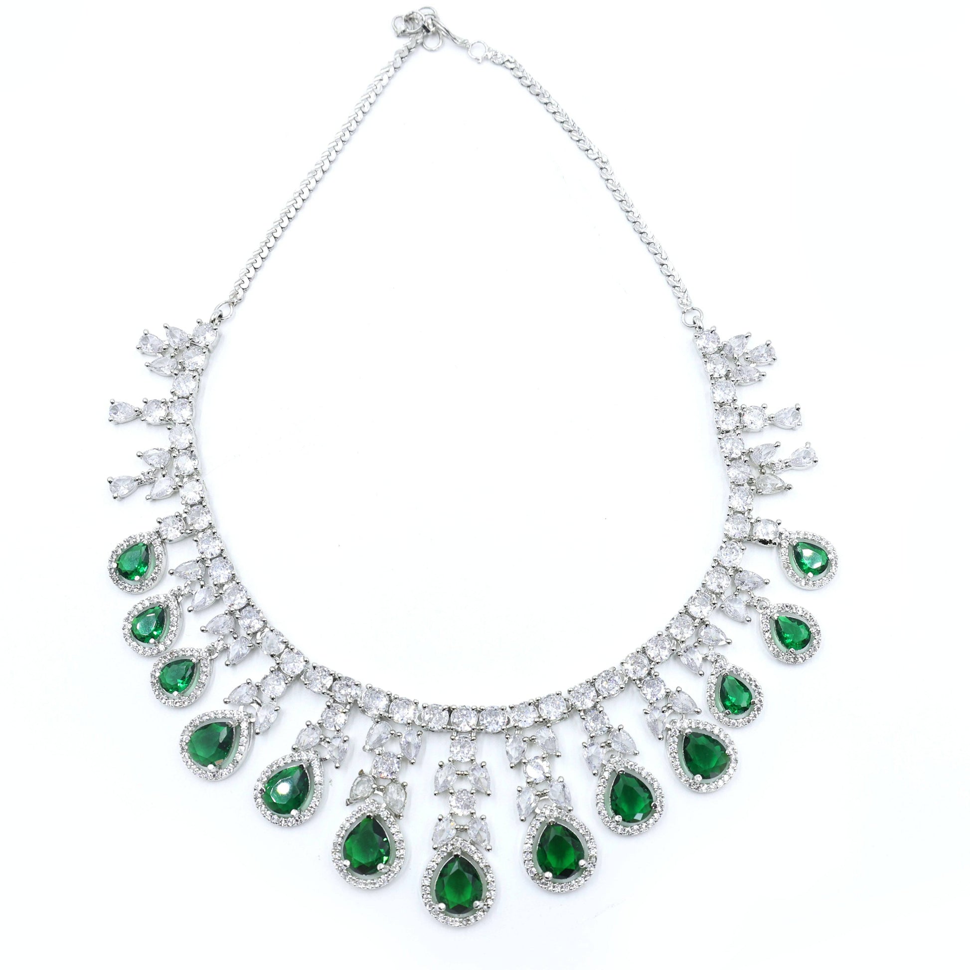 Emerald Green American Diamond Necklace
Affordable AD jewelry
Buy American Diamond
Rubans
Myntra
Kushals
Salty