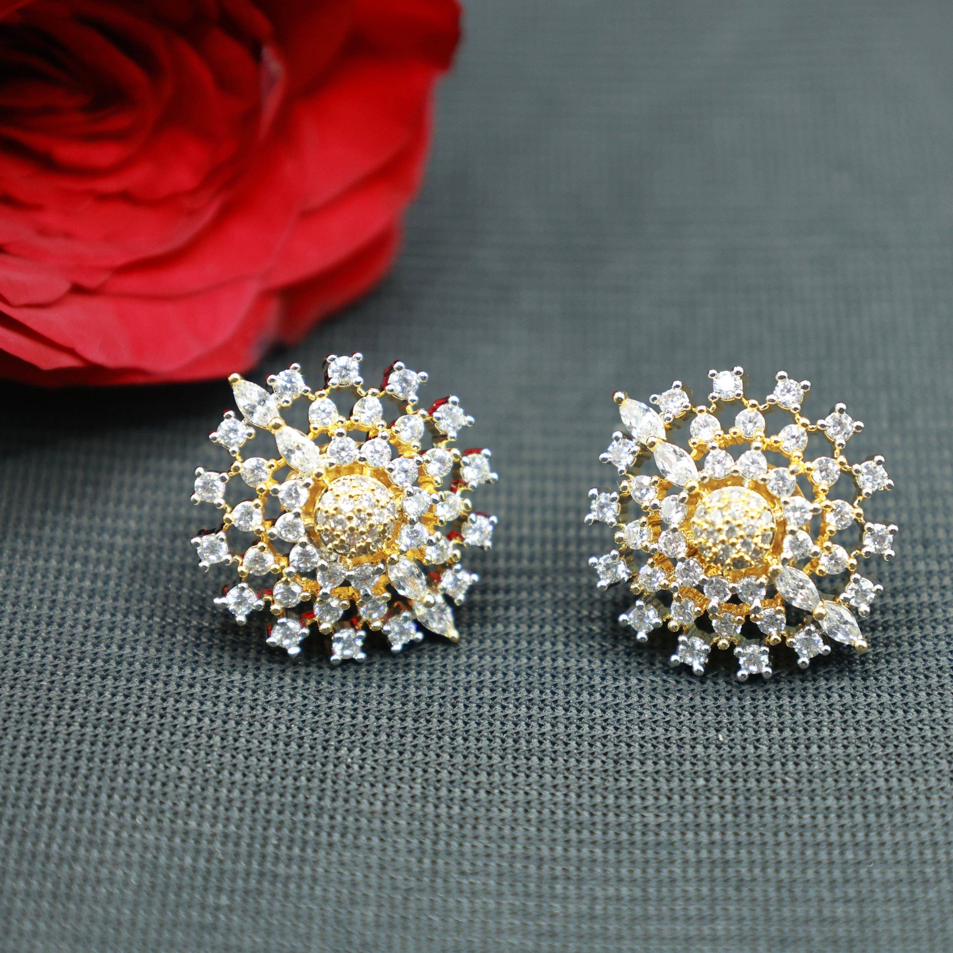 Dazzling American Diamond Stud Earring - Mywishtree
