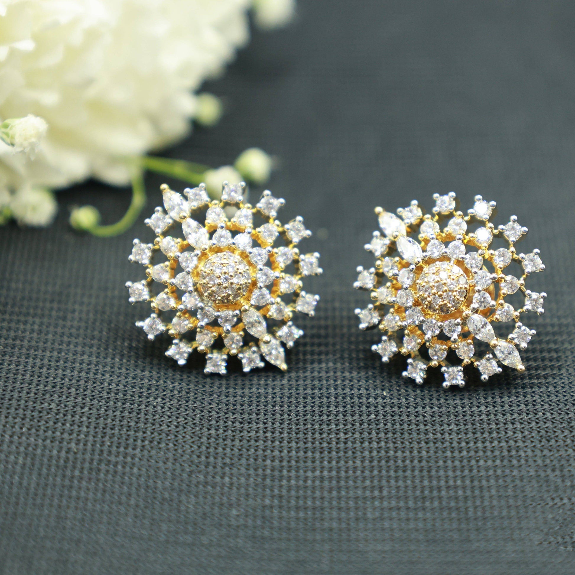 Dazzling American Diamond Stud Earring - Mywishtree